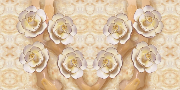 玉雕花