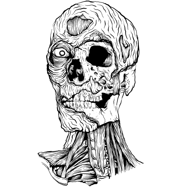 印花矢量圖人物男人靈異色彩免費(fèi)素材