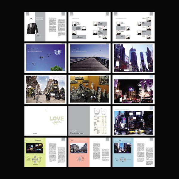 精美時尚企業(yè)宣傳畫冊版式下載