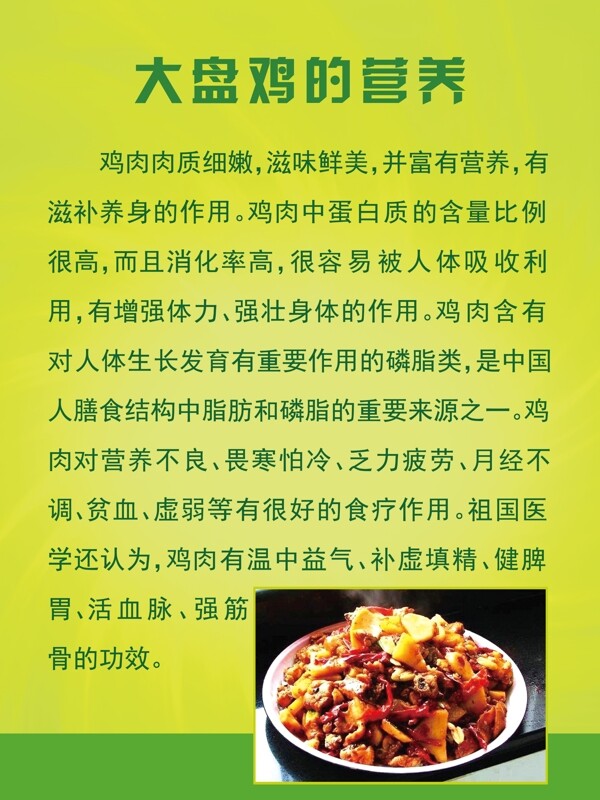 飯店展板大盤雞