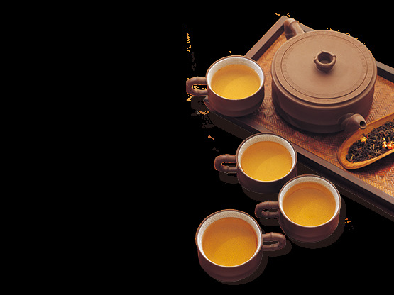 雅致风格褐色茶具产品实物