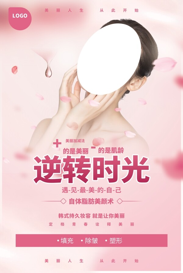 美容護(hù)膚整形海報(bào)