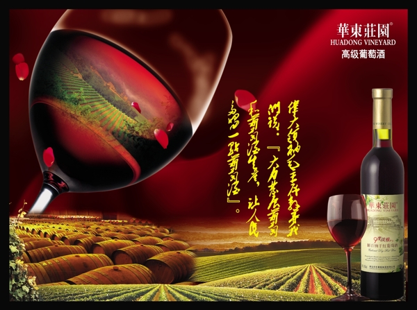 華東莊園紅酒圖片