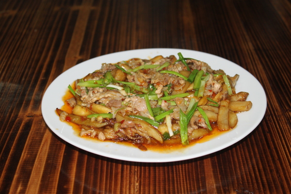 茄子肉沫圖片