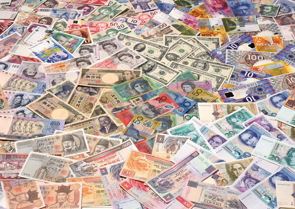 各国纸币收藏纸币流通货币图片纸币艺术设计