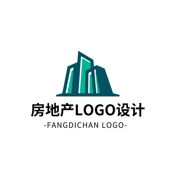 简约大气创意房地产logo标志设计