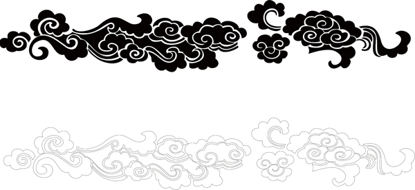 云紋矢量圖圖片