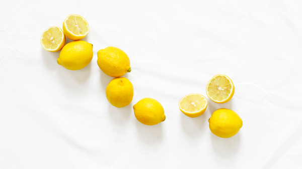柠檬青檬黄色柠檬图