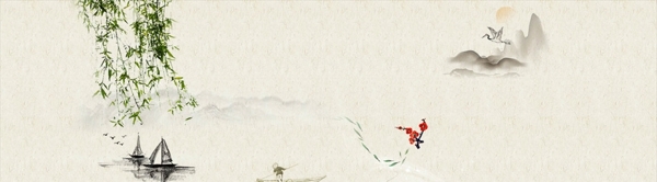 古風素材背景banner