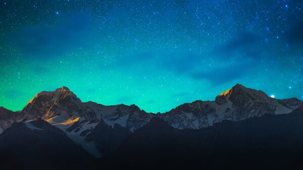 夢幻山景