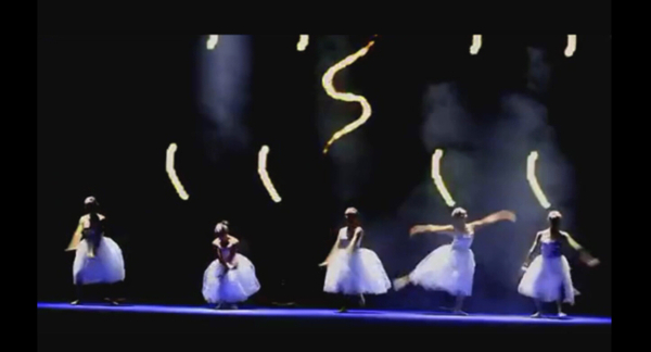 光影舞蹈舞台背景视频