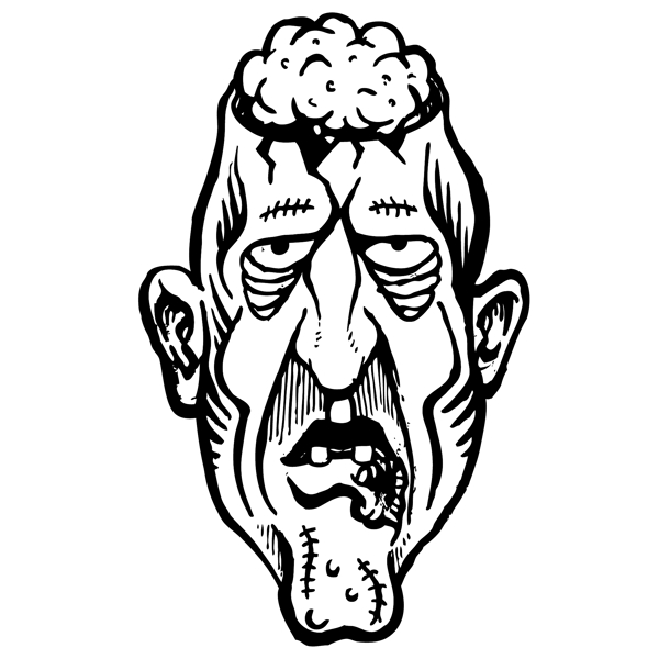 印花矢量圖人物男人靈異色彩免費(fèi)素材