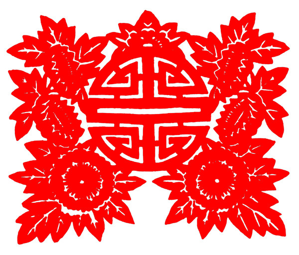 窗花剪紙民間美術(shù)0010