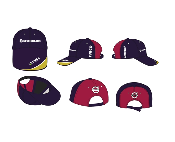 运动棒球帽设计稿
