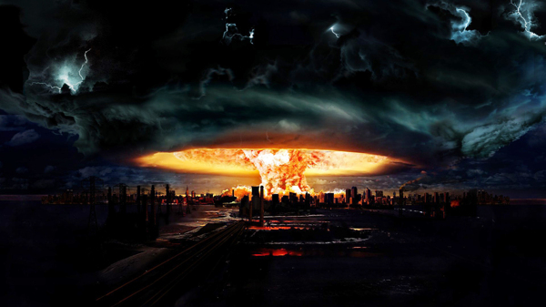 核爆下的城市图片