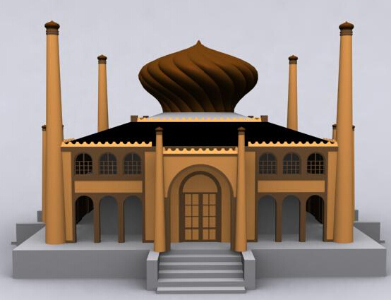 教清真寺3D模型