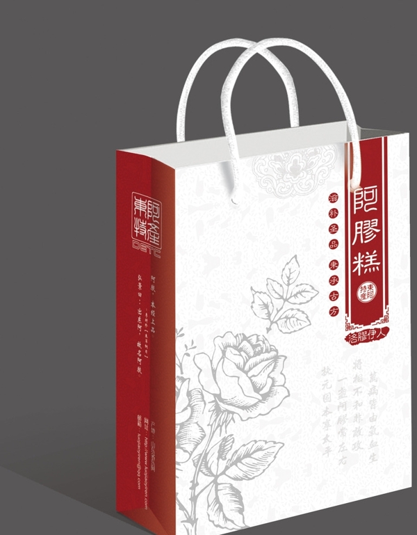 阿膠糕手提袋圖片