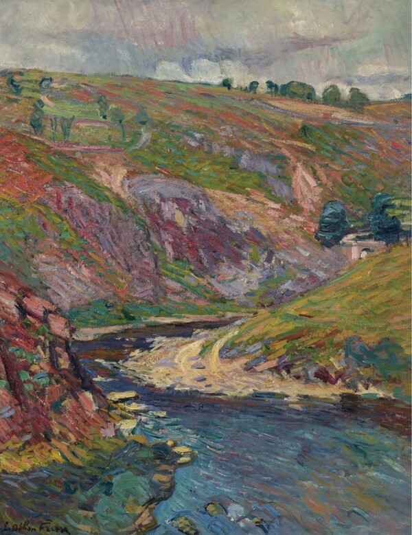 EmileOthonFrieszLandscapeofCreuse.jpeg畫家風(fēng)景畫靜物油畫建筑油畫裝飾畫