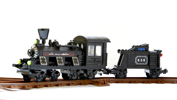 蒸汽货运火车玩具图片