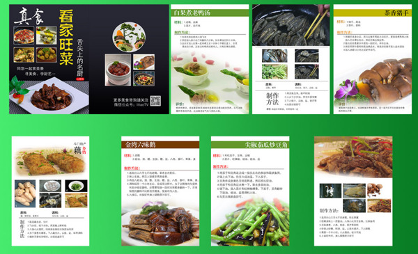 菜譜畫冊設(shè)計