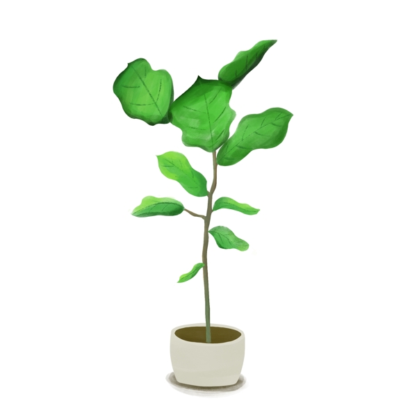手繪植物簡(jiǎn)約清新可愛(ài)元素