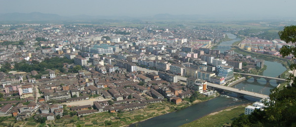 城市全景图片