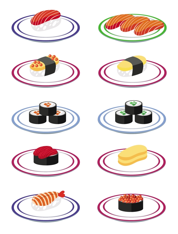 日本寿司矢量