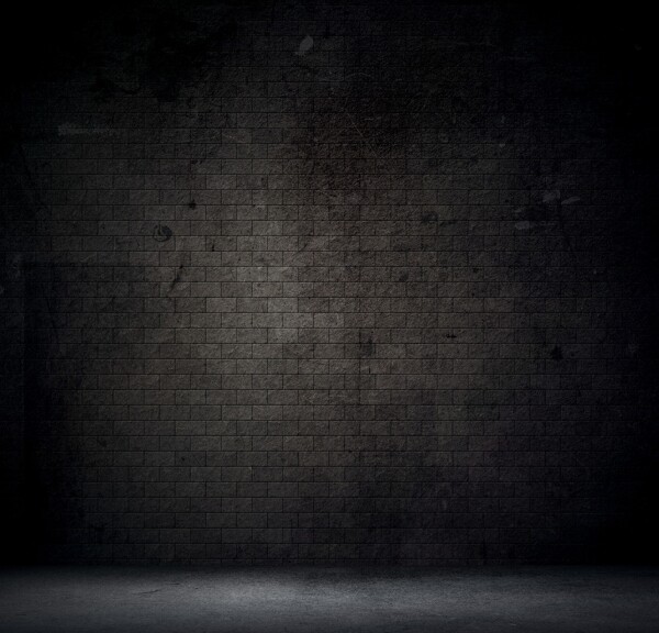 昏暗砖头墙壁图片