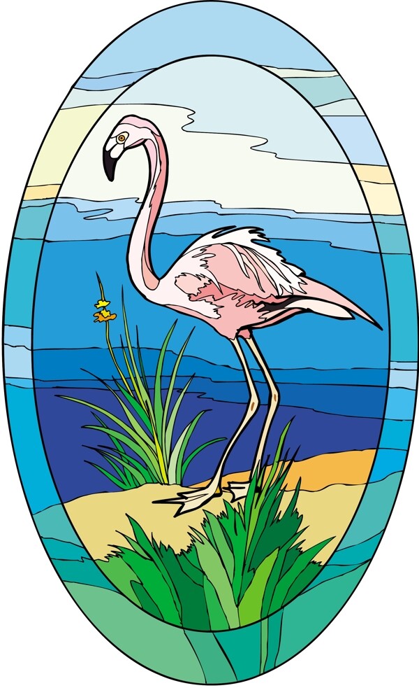 各種鳥類鳥動物矢量素材EPS格式0905