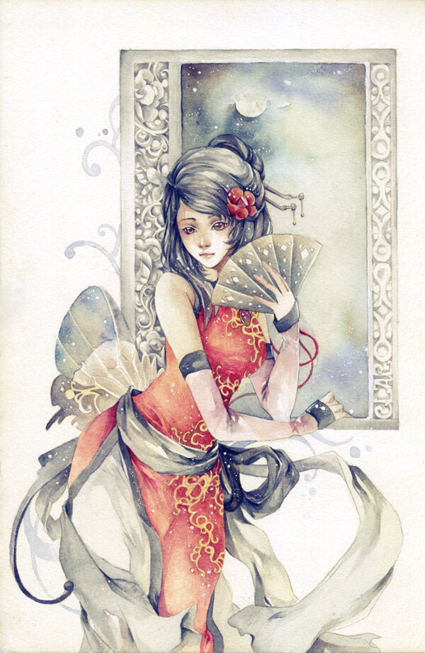 位圖插畫時尚插畫人物插畫插畫師免費素材