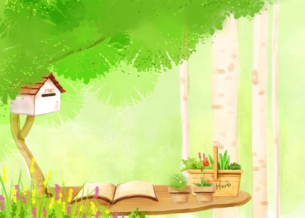 卡通小屋圖片