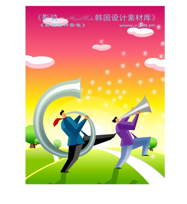 商務(wù)插畫商務(wù)矢量素材商務(wù)男性HanMaker韓國(guó)設(shè)計(jì)素材庫(kù)