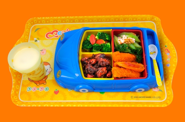 汽車兒童套餐圖片