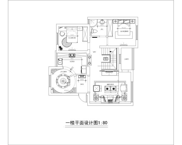 別墅裝修平面圖