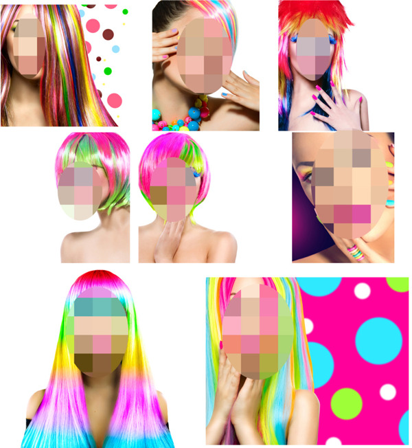 彩發(fā)美女
