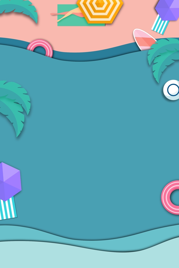 清新夏日psd分層banner