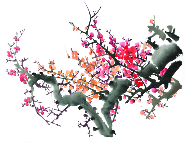 梅花水墨