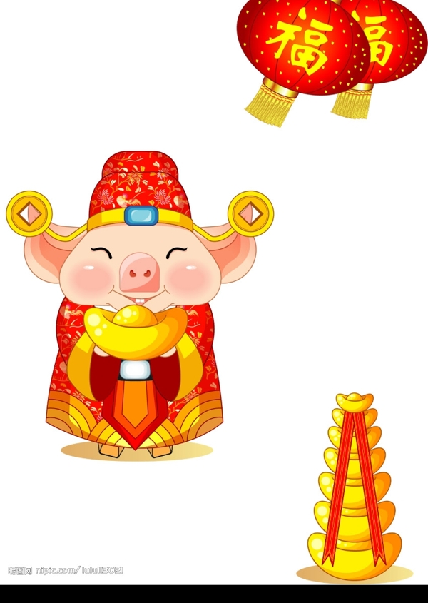 金豬送福圖片