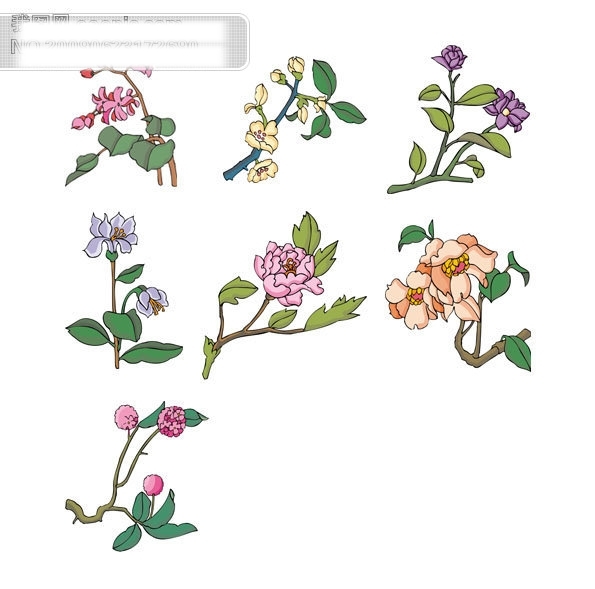花草矢量圖03