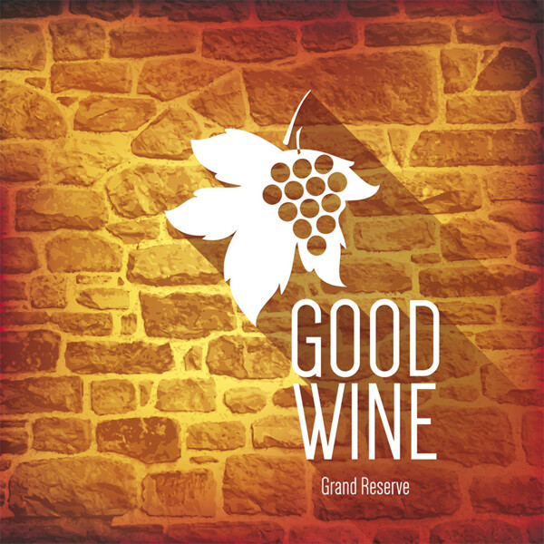 复古葡萄酒标签设计图片
