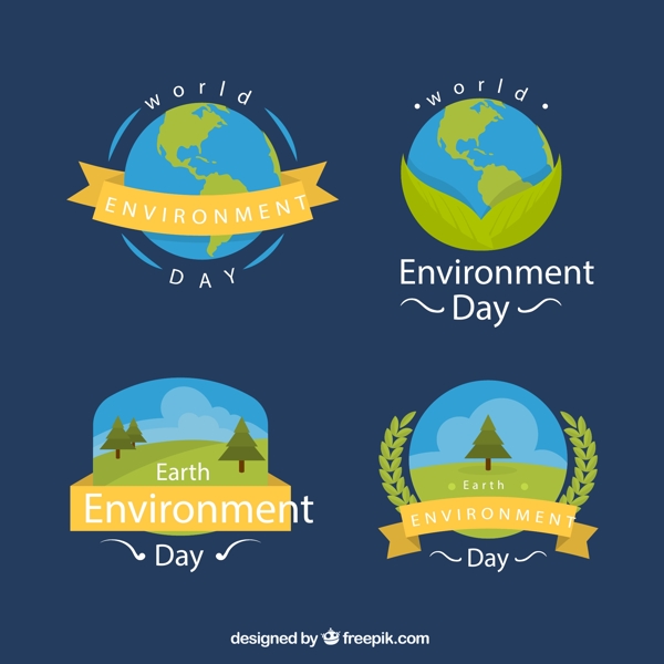 世界环境日标签图片