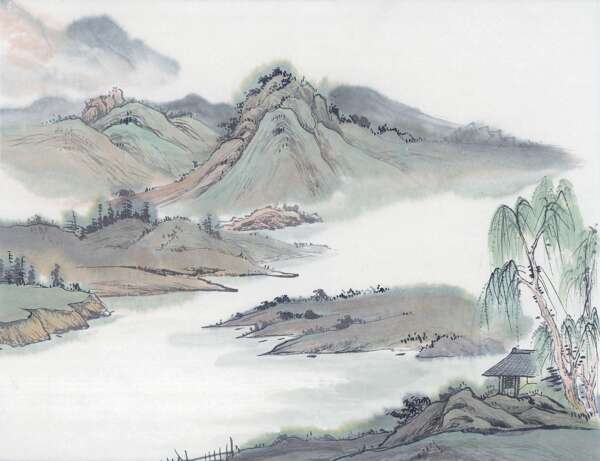 水墨山水畫(huà)圖片