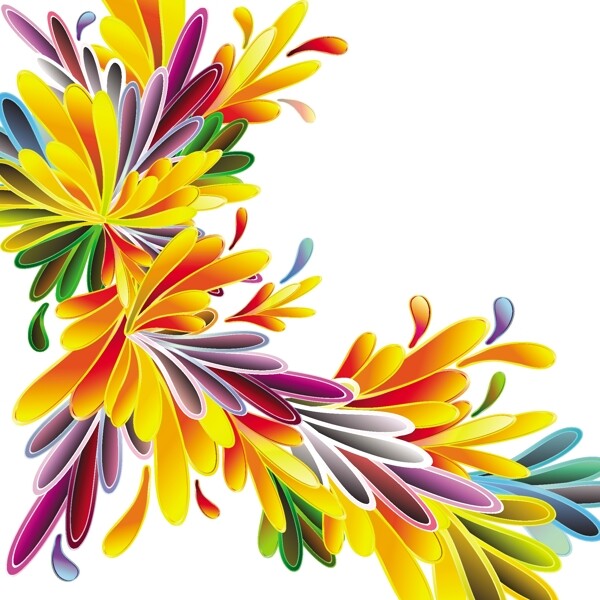 歐美花紋1333矢量EPS