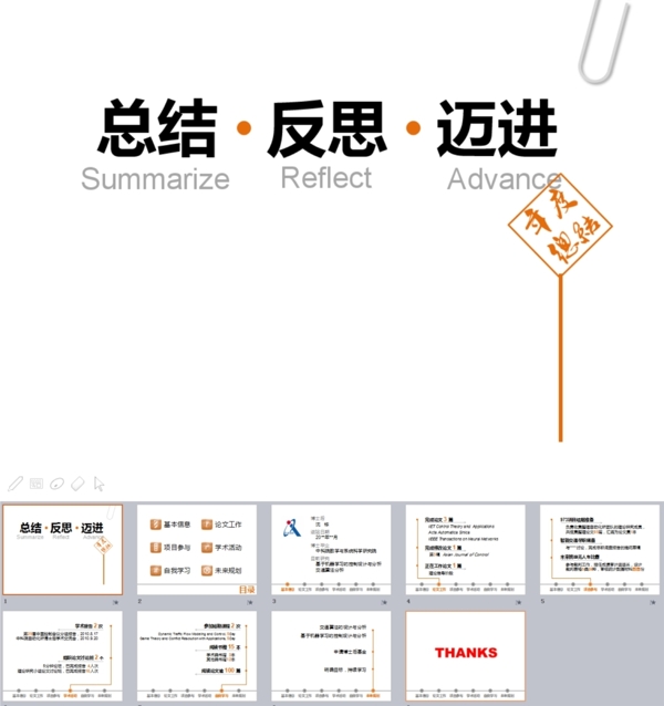 精品個(gè)人總結(jié)匯報(bào)通用型PPT模板