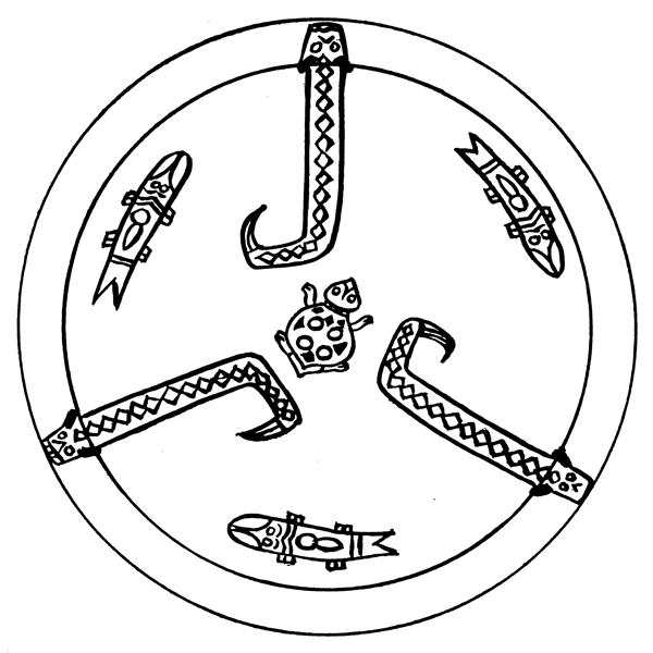 春秋戰(zhàn)國圖案青銅器圖案中國傳統(tǒng)圖案023