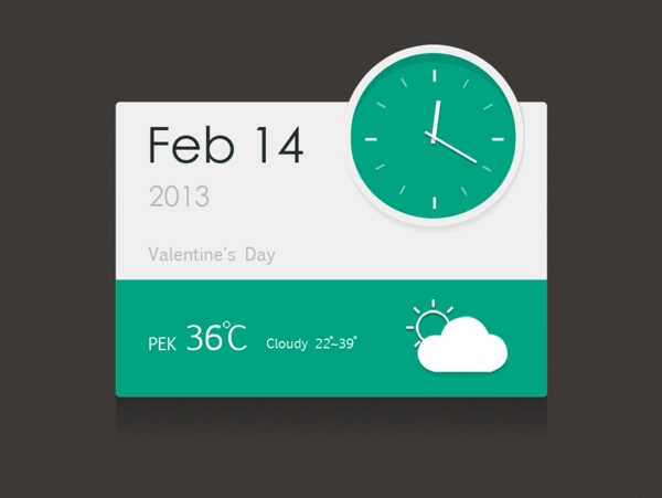 天氣Widget