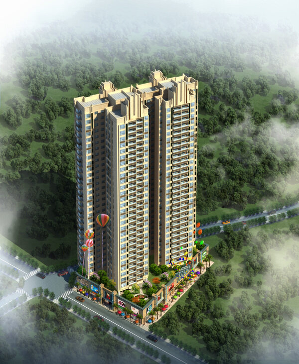 高層建筑效果圖圖片