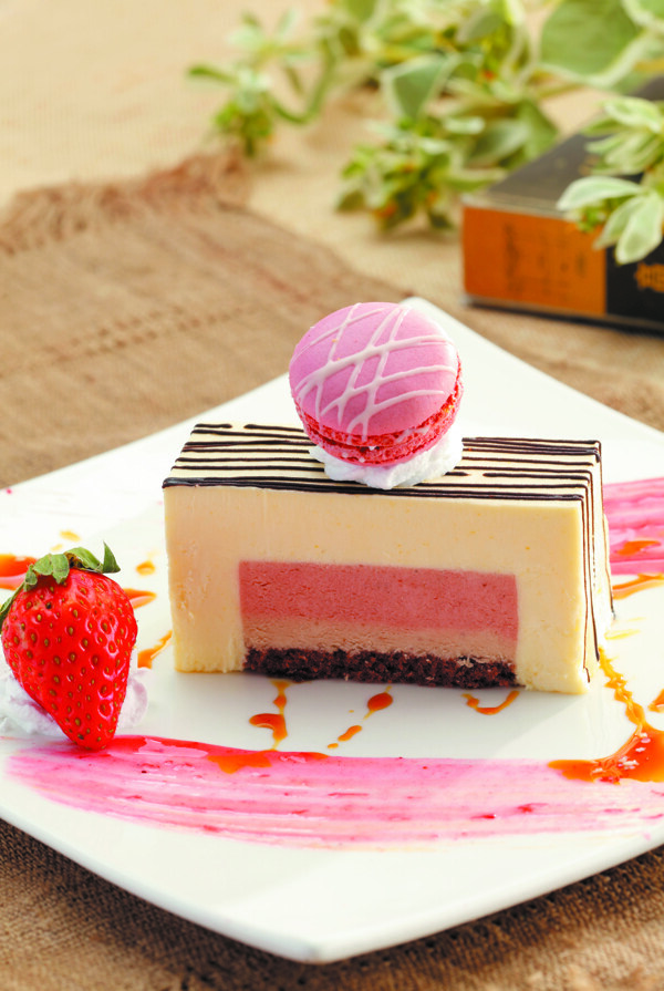 甜品草莓蛋糕