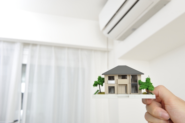 空调与房子模型图片