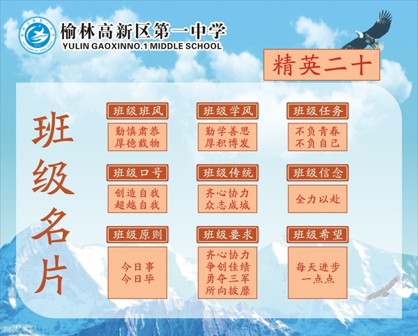 班級(jí)名片
